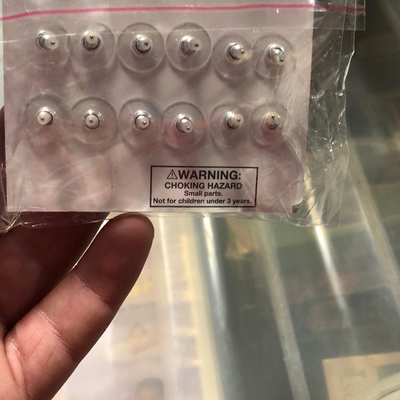 Nickel free earrings 6 piece set - Picture 2 of 2